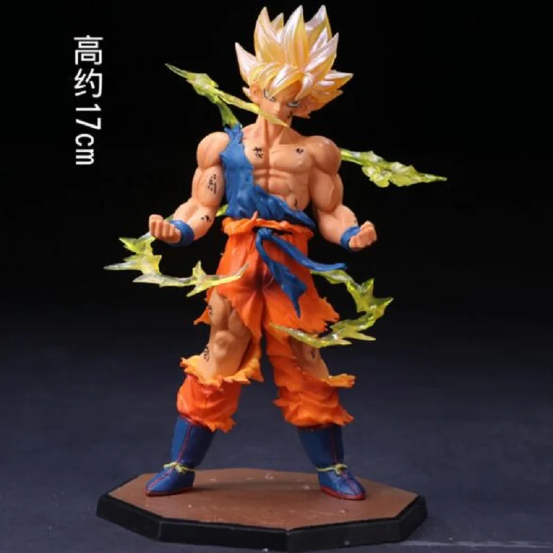 Модель Dragon Ball Super Saiyan Son Goku ПВХ экшн-фигурка игрушка из фильма и ТВ драконий жемчуг