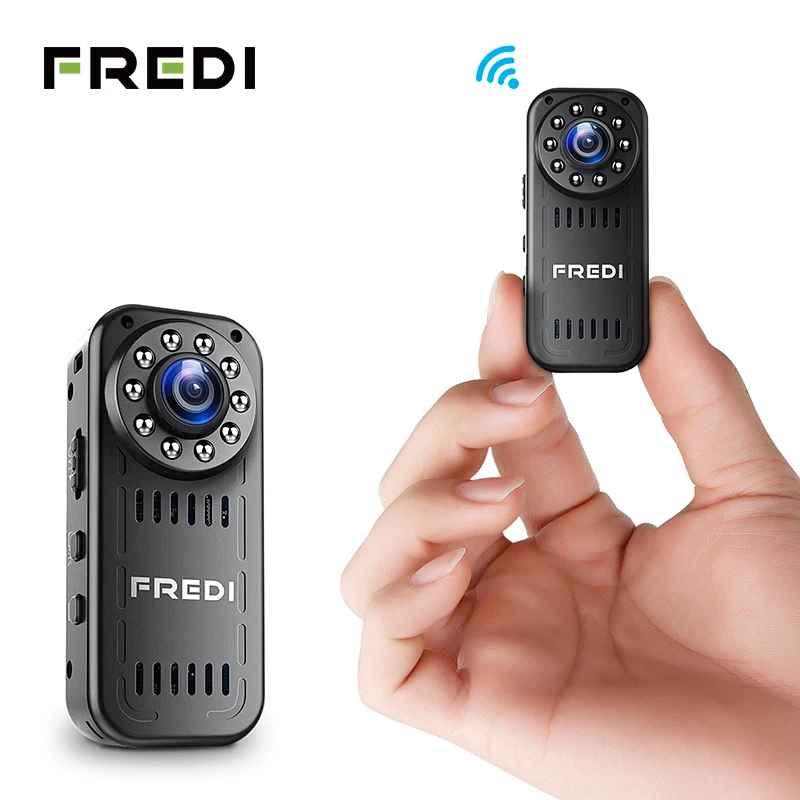 FREDI Mini IP Camera 2.0MP 1080P HD P2P Infrared Night Vision Security