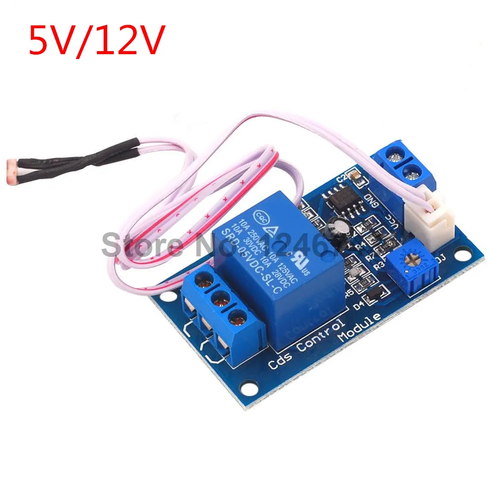 XH M131 DC 5 V/12 V свет Управление переключатель фоторезистор реле Модуль обнаружения