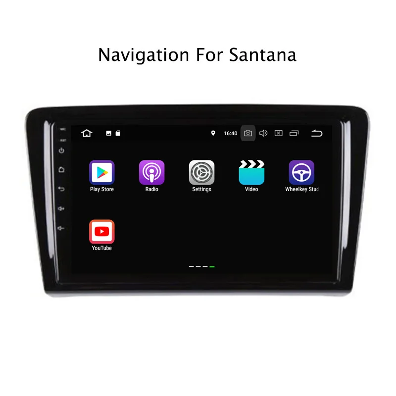 Cheap 9" 2G RAM 16G ROM Android 8.1 Car DVD Multimedia Player For VW Santana 2013-2017 GPS Navigation Radio Stereo Audio 2