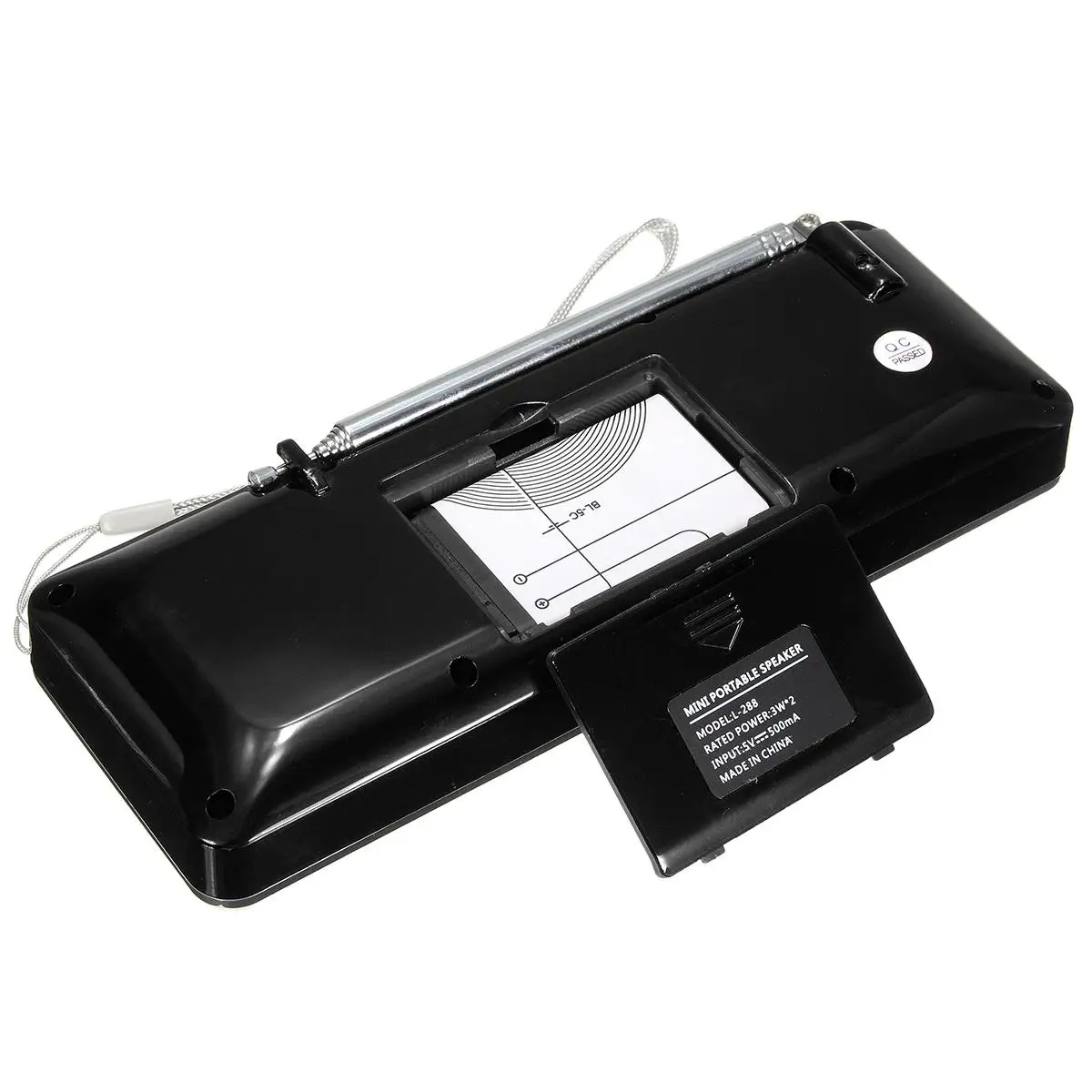 Высокое качество lcd FM радио мини портативный стерео динамик MP3 музыкальный плеер Micro TF карта USB звуковые колонки AUX DC 5 В