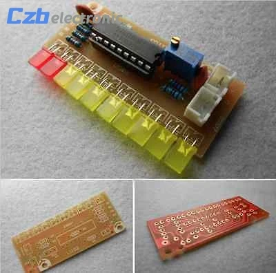 Забавный 10 Индикатор уровня аудио LM3915 DIY Kit электронный звуковой индикатор Suite|suite|