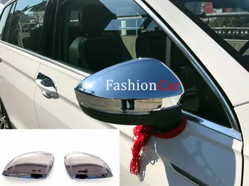 

For Volkswagen Tiguan 2nd Gen 2016 2017 2pcs/set Chrome Rear View Mirror Frame Cover Decoration