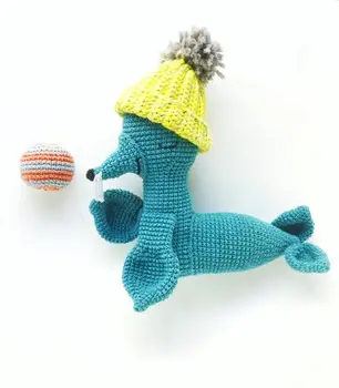 

crochet armigurumi rattle film character bird model number 843