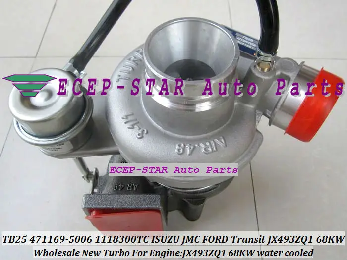 Турбокомпрессор с водяным охлаждением TB25 471169 5006 1118300TC для FORD ISUZU JMC Transit 2.8L JX493ZQ