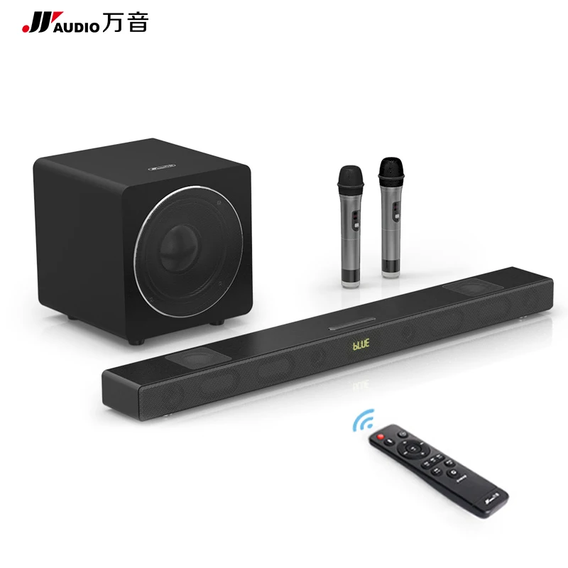 JY аудио A9KS + WS9 Hi Fi караоке 5.1 Беспроводной Динамик Системы bluetooth НЧ Саундбар