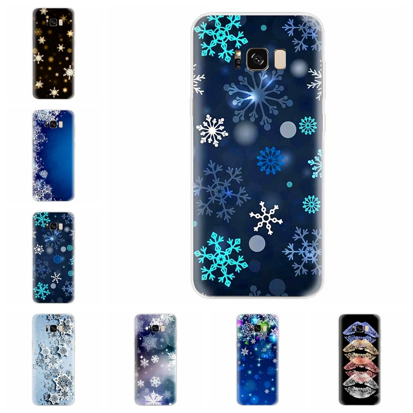 Мягкий чехол для Samsung Galaxy A3 A5 A7 A8 A30 A50 2016 2017 2018 J1 J3 J4 J5 J6 J7 S9 plus Snow силиконовый Funda AB113 |