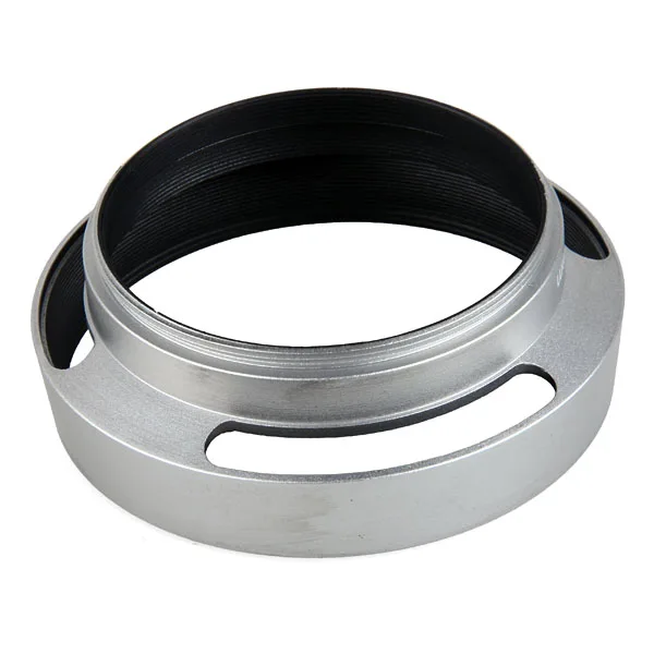 39 мм изогнутая металлическая бленда объектива для Leica Leitz Panasonic Pentax Olympus silver |