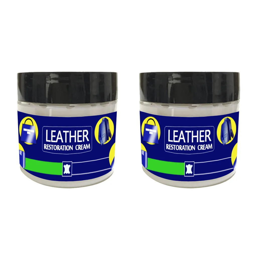 

2x Reconditioning Leather Cream Vinyl Repair Kit Auto Car Seat Sofa Coats Holes Auto Car Seat Sofa Coats Holes Suitable for home