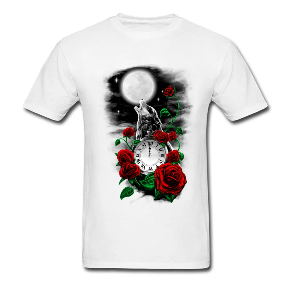 High Quality Men Tops Shirts Midnight Howl Casual T-shirts 100% Cotton Short Sleeve Summer T-shirts O-Neck Drop Shipping Midnight Howl white