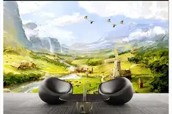 3d обои на заказ росписи красота нетканый ТВ установка стены в европейском пейзаж HD картины маслом обои
