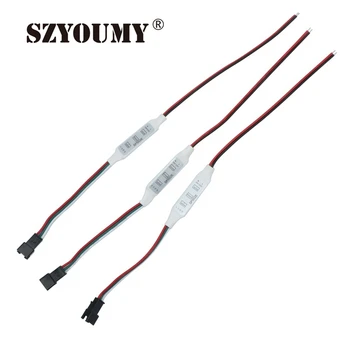 

SZYOUMY DC5-24V 3 Key Mini Pixel Controller For WS2811 TM1809 SK6812 WS2812B RGB LED Pixel Strip module controller