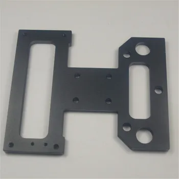 

Reprap LulzBot TAZ 3D printer DIY 5mm aluminum alloy metal 2*x_end_plate kit/set black color anodized X axis mount plate