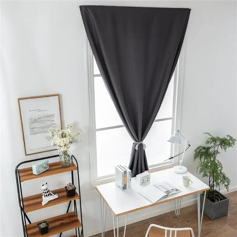 Серый самоклеящаяся шторы, затемнения окна шторы классический шторы в ванную комнату Гостиная Кухня оттенков для дверей и окон