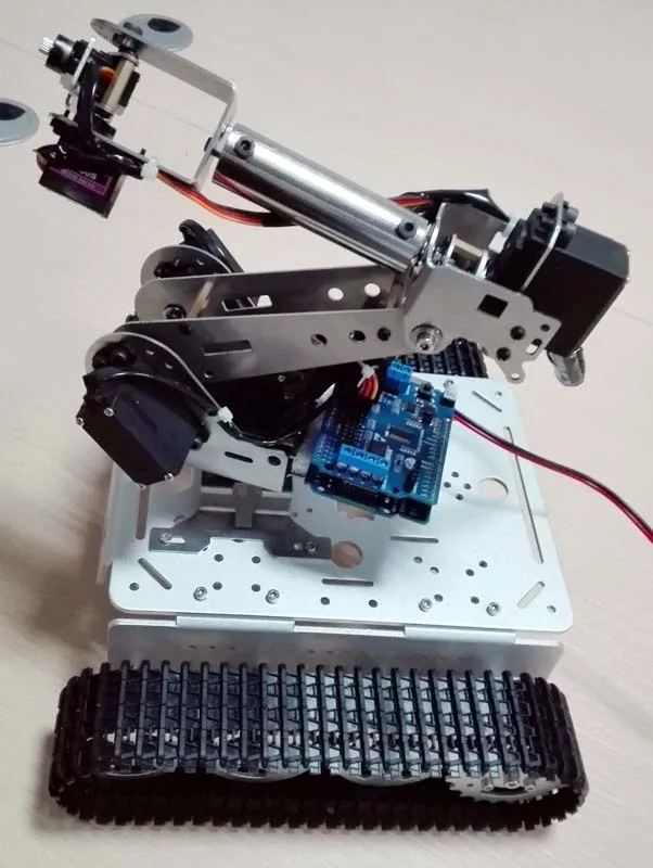 Aluminum Alloy Metal Tank with 6 dof long mechanical arm robot servo | Игрушки и хобби