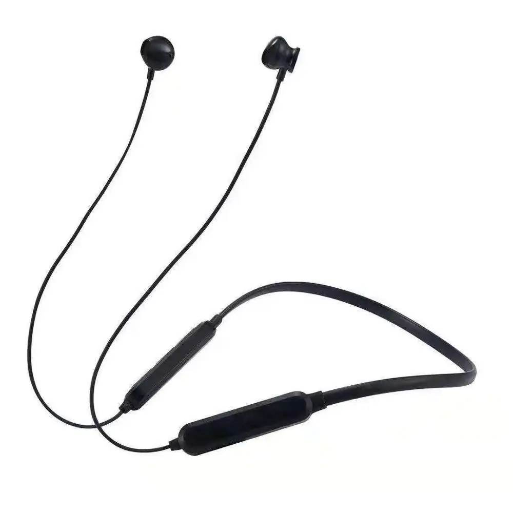 Lewinner X7 plus Bluetooth наушники Встроенный микрофон беспроводные легкие шейные спортивные наушники стерео auriculares - Цвет: Черный