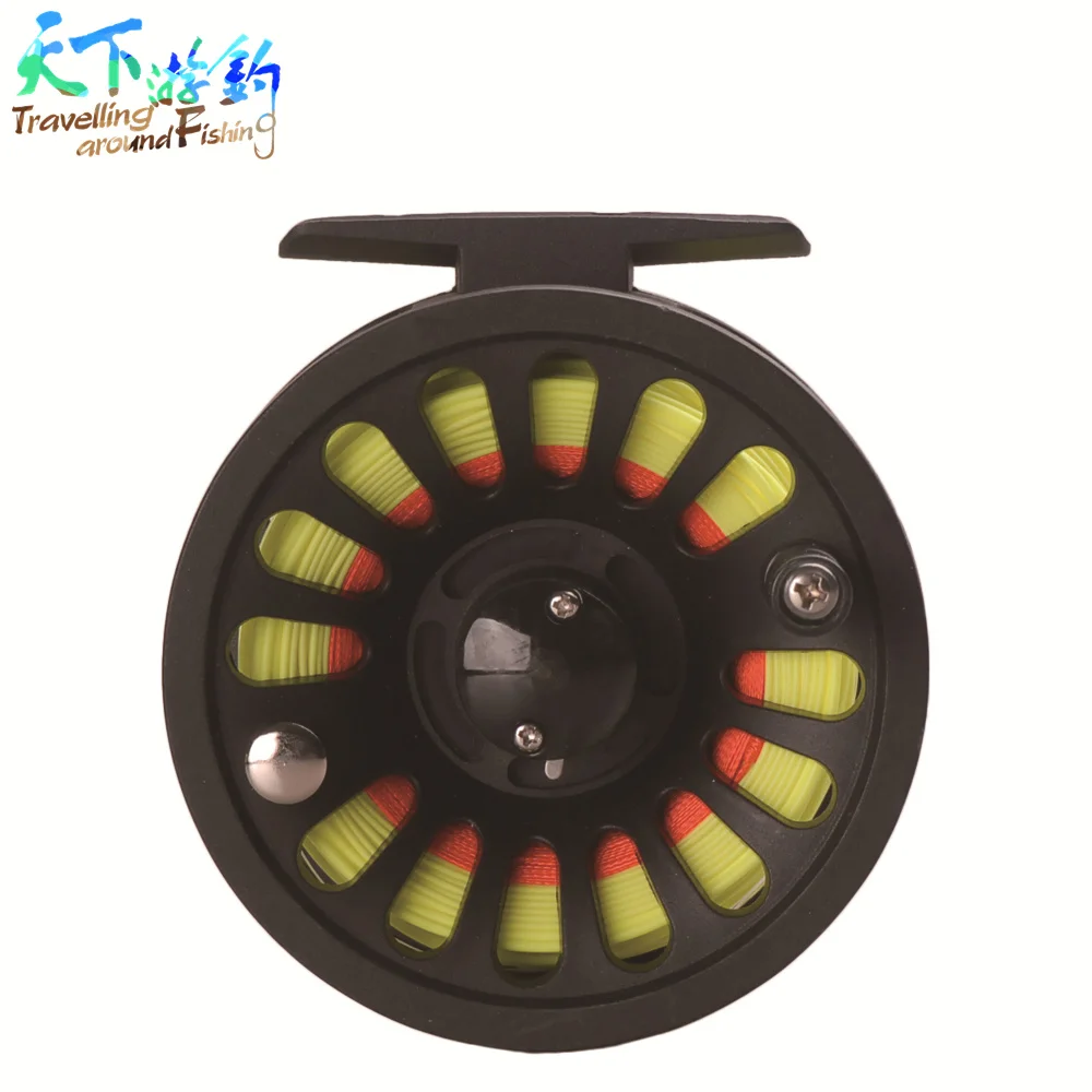 5/6 WT Fly Fishing Reel Set Wheel With Fly Fishing Line WF5F Backing Line Taper Leader Combo Set