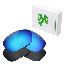 2 пары Mryok поляризованные Сменные линзы для солнцезащитных очков-oxley Ten невидимые черные и голубые