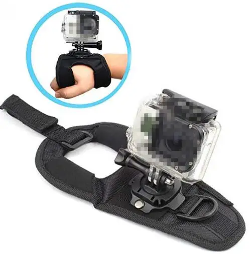 

Glove Wrist Band 360 Degree Swivel Rotation Hand Strap Belt Tripod Mount For GoPro Hero 7/6/5/4/3+ For Go Pro SJCAM GP127L