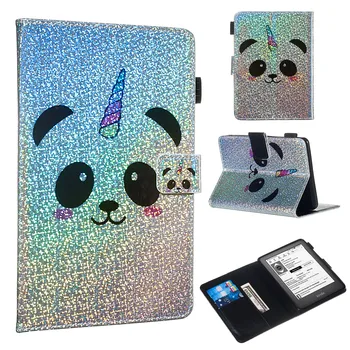 

HYYGEDeal Flower Cat Pattern Wallet ID Card Holder Tablet case cover for New Kindle 658 6inch (10th Generation 2019)