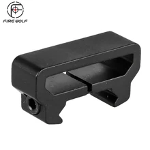 Охотничья тактическая черная Тактическая Винтовка алюминиевый Слинг поворотный крюк крепление для 20 мм Пикатинни Вивер