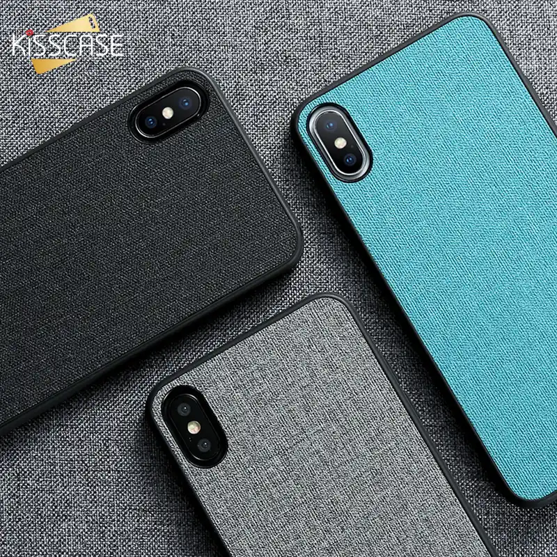 Kisscase Classic Phone Case For Iphone 7 8 Soft Silicone Cloth Case For Iphone 8 7 6s Plus For Iphone Xs Max Xr 11 Pro Max Case Fitted Cases Aliexpress
