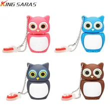 USB флеш-накопитель 64 ГБ, милое животное мультяшная сова, usb 2,0, 4 ГБ, 8 ГБ, 16 ГБ, 32 ГБ, 128 ГБ, флеш-накопитель, usb память, креативная флешка, подарок на праздник