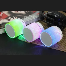 Desxz MINI Wireless Portable Bluetooth Speaker Portable Subwoofer Colorful USB Music Sound Box Hand-free call LED Loudspeakers