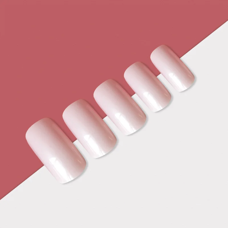 100 шт розовые накладные ногти, акриловый гель для французского маникюра, накладные ногти для салона, инструменты для макияжа, женские инструменты для дизайна ногтей