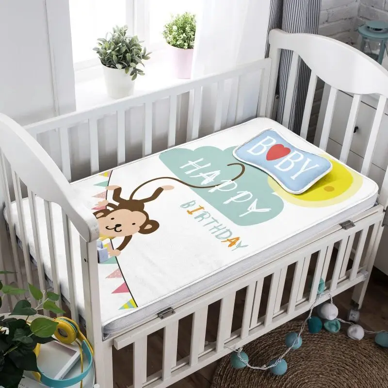 

Waterproof Baby Changing Mat Baby Diapers Changing Pad Baby Sheet Cover Urine Mat Play Mat Infant Bedding 120x60cm