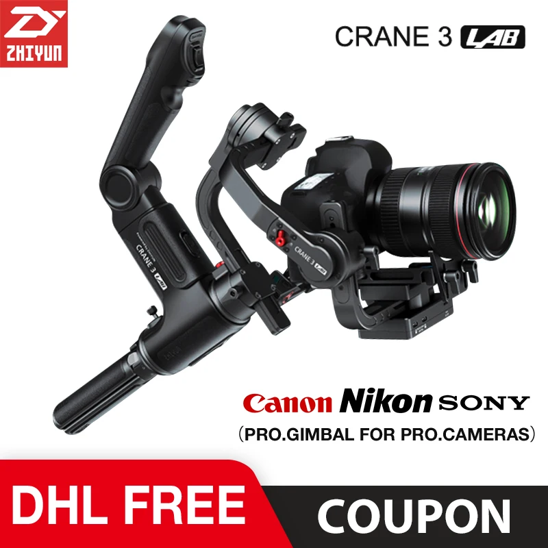 Zhiyun Crane 3 Lab 3 axis Gimbal Stabilizer for Nikon D850 gimbal dslr