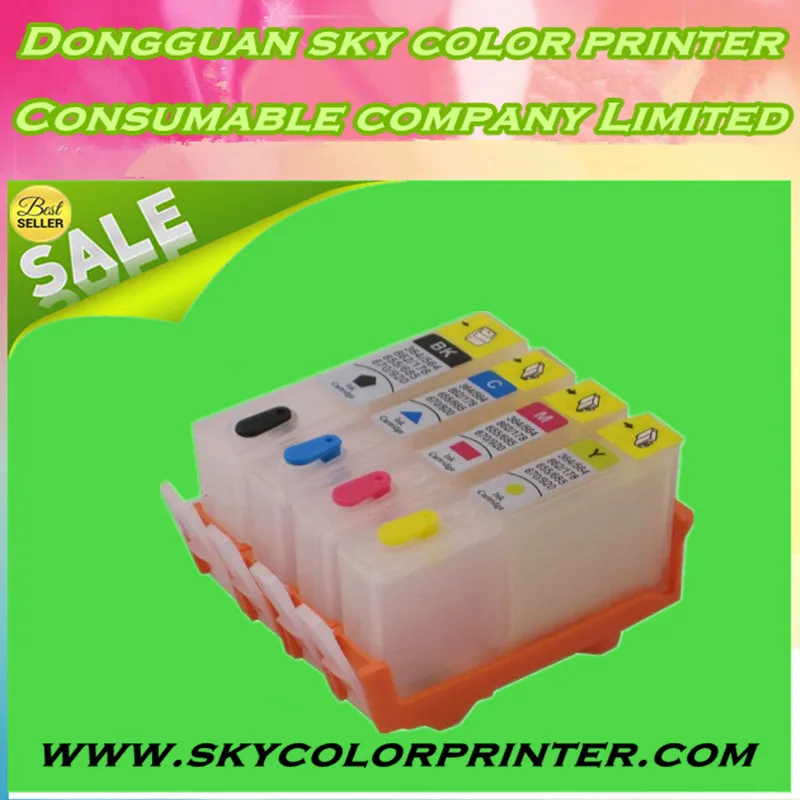 Многоразовый чернильный картридж для HP OfficeJet 6950 6956 6960 6970 без чипа 903 904 905 4 шт. |