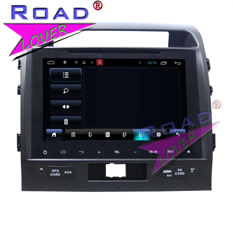  TOPNAVI 2G+32GB Quad Core Android 6.0 Car Media Center Player Audio For Toyota Land Cruiser 200 200