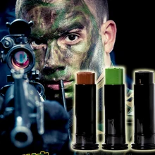 3 шт. Открытый тактический военный кемпинг краска лицо Камуфляж масло бионический сценический макияж масло 3 цвета набор