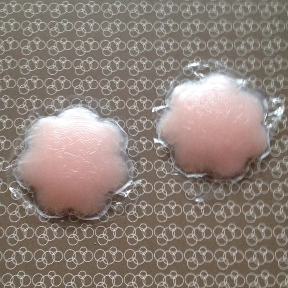 Women's Silicone Nipple Covers - Self-Adhesive, Invisible, Reusable Nipple Pasties, Bra Pad Stickers Accessories image 2