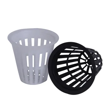 

1PCS Garden Plant Grow Vegetable Cloning Seed Germinate Nursery Pots Mesh Pot Net Cup Basket Hydroponic System 2Colors