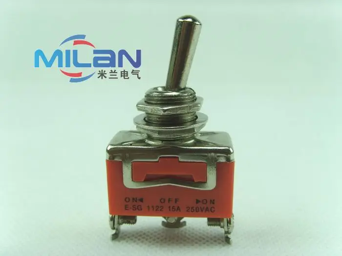 

1pcs 12mm E-SG 1122 Rocker Switch 3 Feet 3 Files Twist Switch ON OFF I/O Toggle Switches