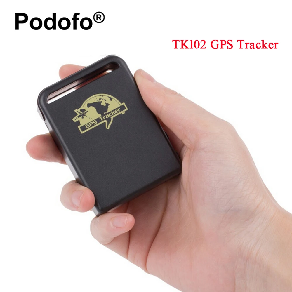 Podofo Car Vehicle TK102 Tracker GPS GSM GPRS System Tracking Device Real time personal GPS Tracker