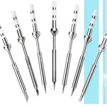 TS-100 цифровой ЖК-дисплей, электический паясльник с настраиваемой температурой паяльник для 7/за штуку TS-BC2, TS-I, TS-D24, TS-C4, TS-K, TS-KU, TS-B2 паяльной