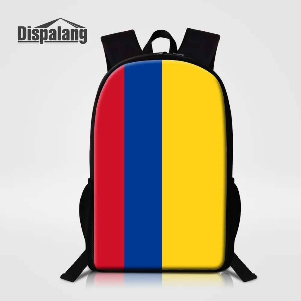 Dispalang Национальный флаг печати Школьный рюкзак Детская книга Сумка Флаг США дизайн рюкзак школьный ранец Повседневный Рюкзак - Цвет: Многоцветный