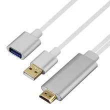 2020 new Mini USB To HDMI 1080P TV Adapter Cable HD For Samsung Galaxy S6 S7 Dropshipping