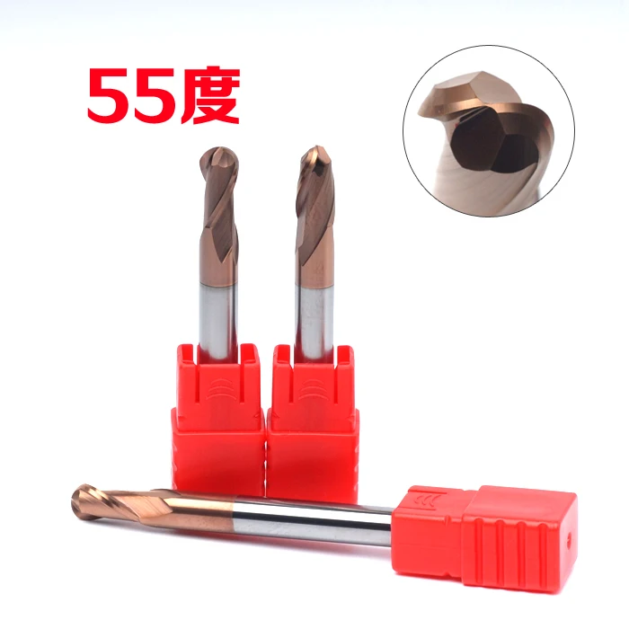 

HRC55 R1-10 Extended Ball-end Mill End Milling Cutter Ball-cutter Rose Cutter Tungsten Alloy Steel Cutter CNC Knife