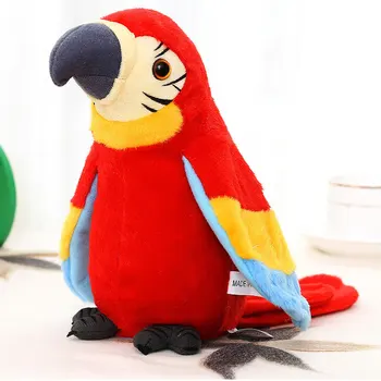 

Plush Repeats Parrot Talking Parrot Repeats Talking Speak Adorable Cute Funny