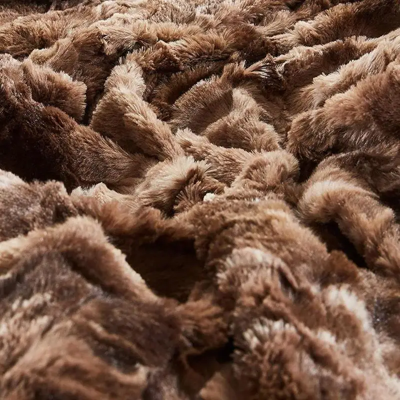 LOVINSUNSHINE Fluffy Rabbit Fur Plush Blanket Chunky Warm Sofa Plaid Twin Full Size Soft Mink Throw Couch Chair Bed Blankets LOVINSUNSHINE Fluffy Rabbit Fur Plush Blanket Chunky Warm Sofa Plaid Twin Full Size Soft Mink Throw Couch Chair Bed Blankets