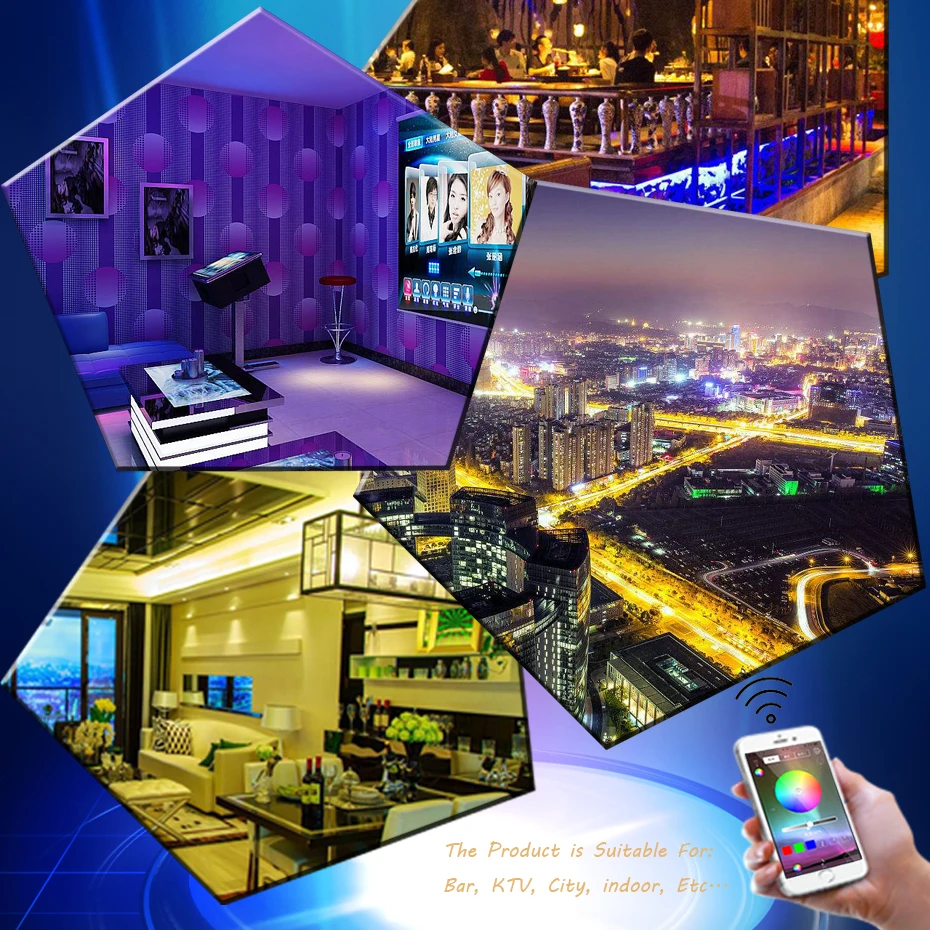 USB RGB Led Controller Bluetooh Music LED Controller USB LED Remote Control Led Strip Light Controller 12V 4 Pin RGB Controller  (8)