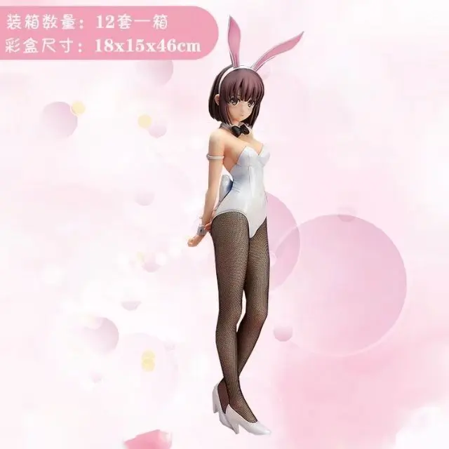 36 см Saenai Heroine No Sodatekata заячьи ушки Katou Megumi Bunny Ver 1/4 модель белая сексуальная стоящая игрушка аниме фигурка игрушка