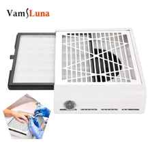 40 ワットネイル集塵機、 DIY 爪アートデザインツール高電源サロン真空クリーナープロフェッショナルペディキュアマニキュアマシン(China)