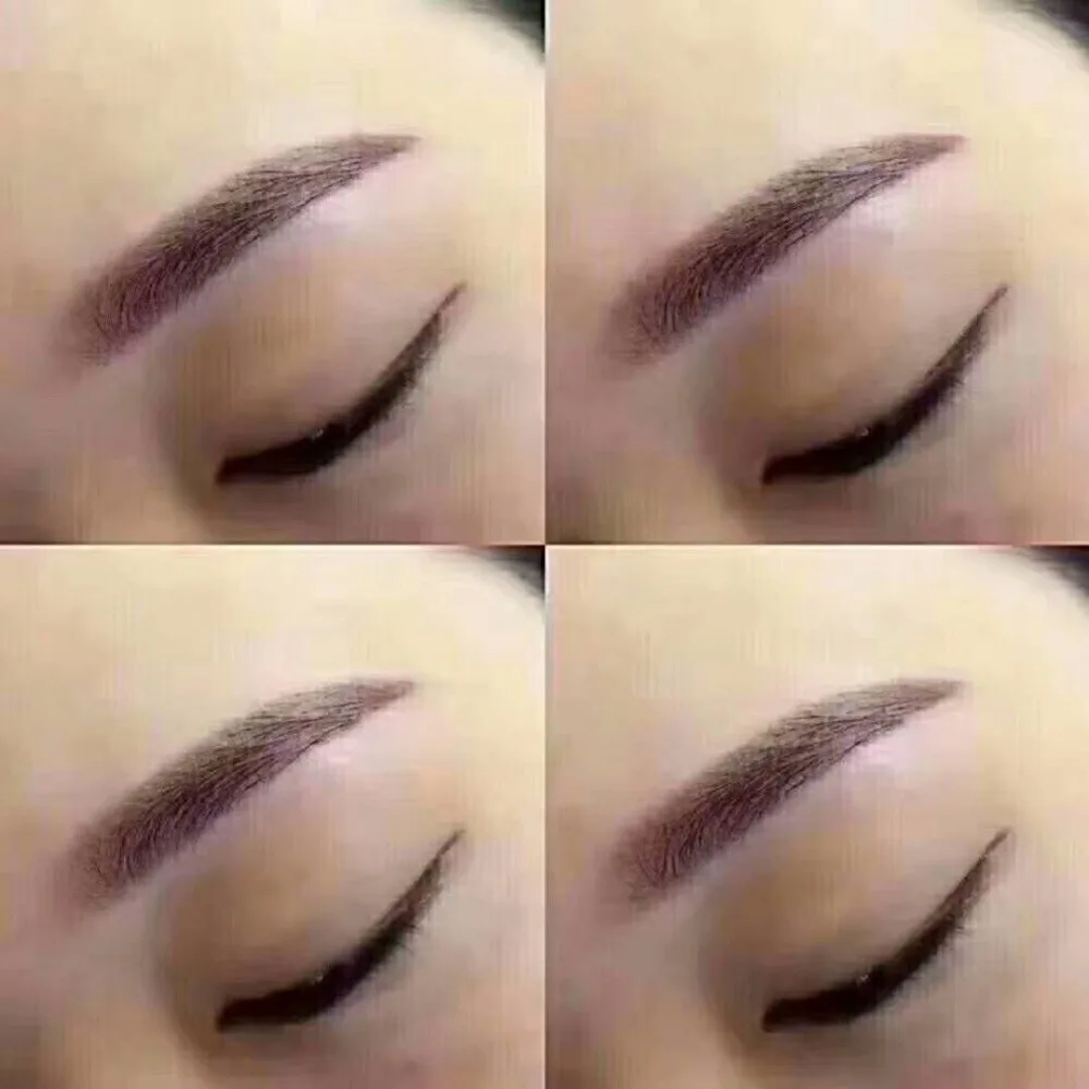 Lâmina para Manual 0.18mm para Múltiplo Microblading Agulhas Nano Lamina 12 Flex u Forma Tatuagem Sobrancelha Caneta Tebori 1000 Pçs 17 Agulhas para tatuagem