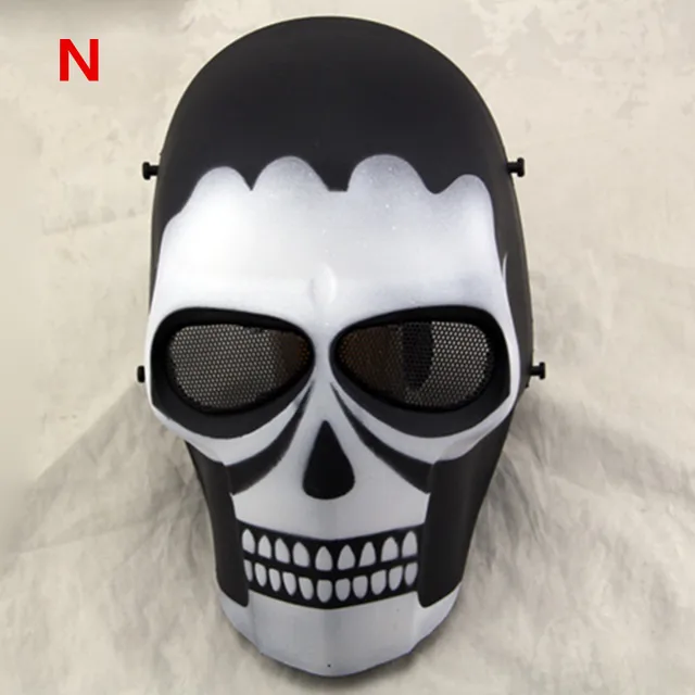 Camouflage Ghost Wargame Scary CS Paintball mask Outdoor Full Face