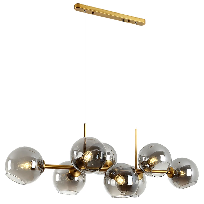 Подвесной светильник в скандинавском ресторанном стиле, современный молекулярный магический светильник в виде фасоли, подвесной светильник для гостиничного бара